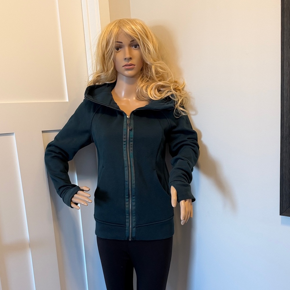 Lululemon Athletica Deep Teal Zip-Up Jacket